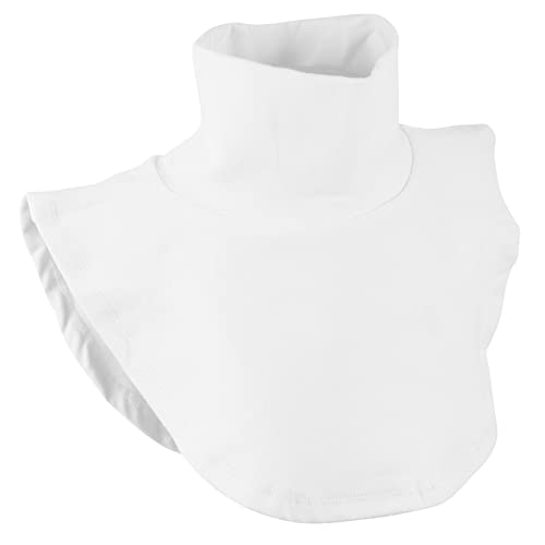 Healvian High Collar Damen Falscher Rollkragen Krageneinsatz Weißes Teilige Mode Kleidung Dekoration Praktischer und Langlebiger Einsatz für Pullover Strickjacken und Blusen von Healvian