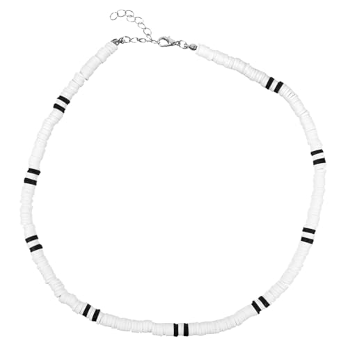 Healvian Hip Hop Herren Halskette Clavicle Chain aus Buntem Weichem Leichter Choker Schmuck Schlichtes Accessoire für Alltag Party und Trendbewusste Männer von Healvian