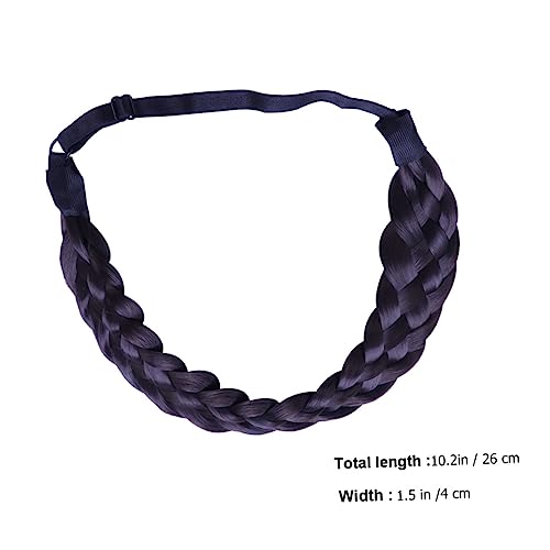 Healvian Wig Braids Hochtemperaturdraht Haarglanz Geflochtener Haarteil Für Besondere Anlässe Einstellbare Haarmode Farbvarianten Perfektes Accessoire Für Damen von Healvian