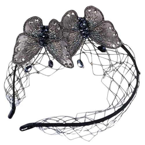 Healvian Elegantes Schmetterlings-mesh-stirnband Modisches Haar-accessoire Haarband Für Mädchen Und Frauen Stilvolle Kopfbedeckung Für Partys Healvian Elegantes Schmetterlings-mesh-stirnband Modisches Haar-accessoire Haarband Für Mädchen Und Frauen Stilvolle Kopfbedeckung Für Partys von Healvian