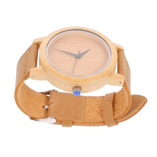 Healvian Hölzerne Armbanduhr für Herren Damen mit Echtem Lederarmband Stilvolle Minimalistische Holzuhren für Sportliche Formelle Anlässe Perfektes Healvian Hölzerne Armbanduhr für Herren Damen mit Echtem Lederarmband Stilvolle Minimalistische Holzuhren für Sportliche Formelle Anlässe Perfektes von Healvian