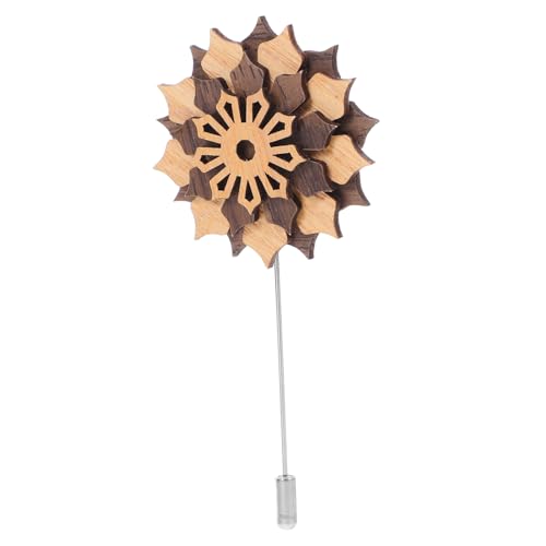 Healvian Holzblumen Anstecknadel Herren Brosche mit Perlenlegierung Modische Boutonniere für Anzug Leichtes Design Vielseitig Kombinierbar Eleganter Reversschmuck für Festliche Anlässe Healvian Holzblumen Anstecknadel Herren Brosche mit Perlenlegierung Modische Boutonniere für Anzug Leichtes Design Vielseitig Kombinierbar Eleganter Reversschmuck für Festliche Anlässe von Healvian
