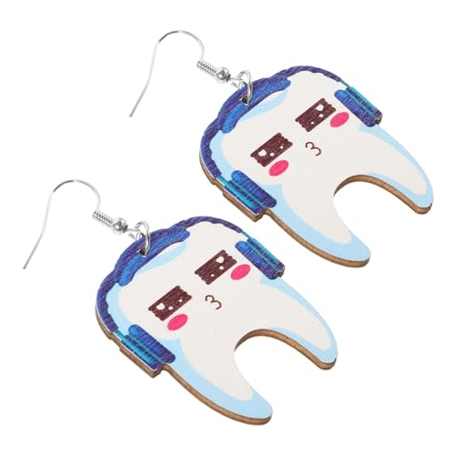 Healvian Holzohrringe Cartoon Ohrhänger Leichtes Damen Schmuck Modisch Auffällig Geeignet für Partys Karneval Cosplay Geschenkidee Healvian Holzohrringe Cartoon Ohrhänger Leichtes Damen Schmuck Modisch Auffällig Geeignet für Partys Karneval Cosplay Geschenkidee von Healvian