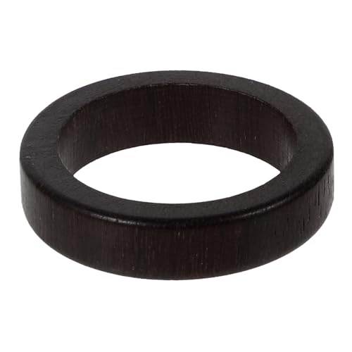 Healvian Holzring Retro Finger Schmuck Kreativ Einfache Verzierter Holz Fingerring Unisex Vintage für Freunde und Alltag von Healvian