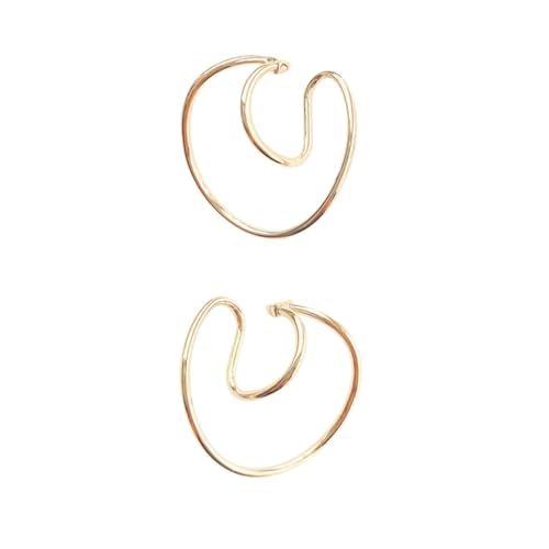 Healvian Horseshoe Pattern Ohrclips Damen Modische Clip Ohrringe Piercingfrei Leichter Ohrschmuck für Alltag Party Hochzeit Komfortabel und Hautfreundlich Stilvolles Ear Hook Design von Healvian