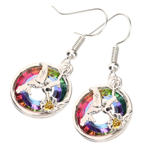 Healvian Hummingbird Ohrringe Damen Ohrschmuck mit Funkelnden Kristallen Leicht und Langlebig als für Frauen und Mädchen bei Besonderen Anlässen von Healvian