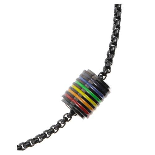Healvian Inspirierender Schmuck Herren-/regenbogen-anhängerkette Für Partys Und Den Alltag Healvian Inspirierender Schmuck Herren-/regenbogen-anhängerkette Für Partys Und Den Alltag von Healvian