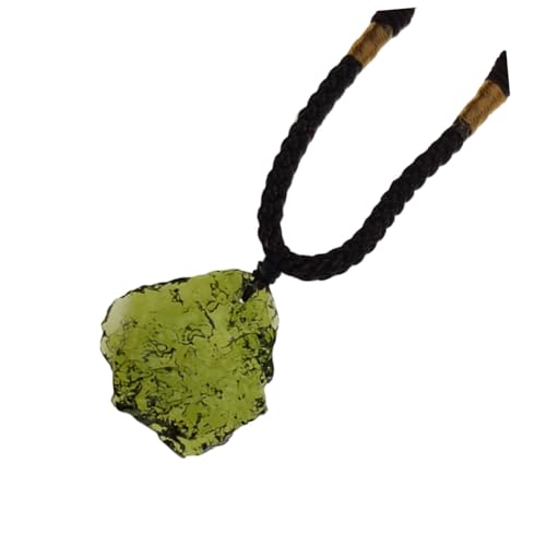 Healvian Irreguläre Halskette mit Einzigartigem Anhänger Modische Clavicle kette Natürlicher Schmuck für Damen und Herren Leichter Stein Elegant für Party und Alltag von Healvian