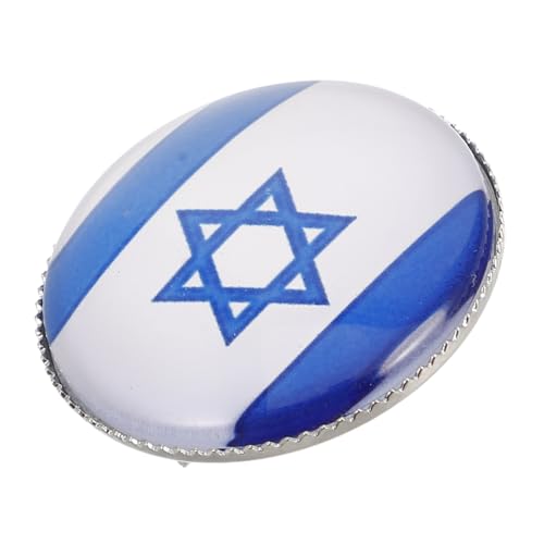 Healvian Israelischer Flaggen-anstecker Kreative Kristallbrosche Für Kleidung Rucksack Hübsche Reversbrosche Für Damen Und Herren Souvenir Oder von Healvian