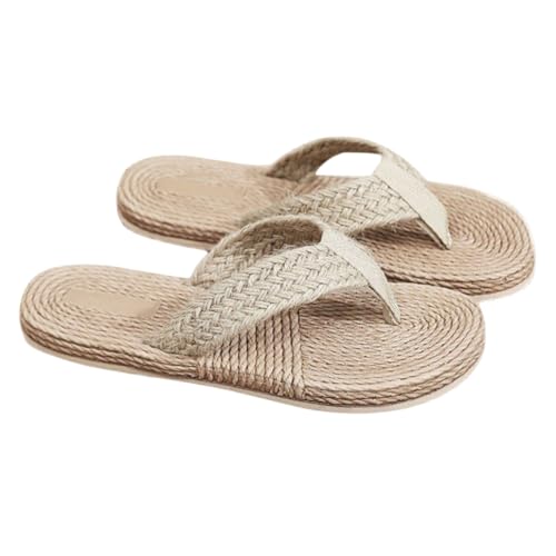 Healvian Japanische Hausschuhe Damen Herren Sommer Rutschfeste Sandalen mit Peep Toe Design und Rutsch Sohle Leichter Komfort für Indoor und Hotelgebrauch Langlebige Haushalts Slipper von Healvian