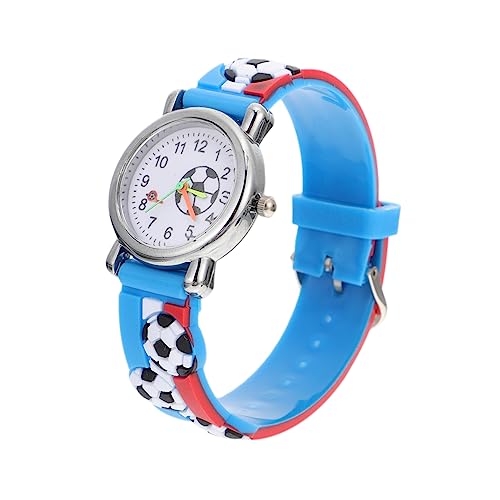 Healvian Junge Mädchen Armbanduhr Fussball Cartoon-musteruhr Für Student Schöne Modische Uhr Mit Hochwertigem Flexiblen Armband Aus Material von Healvian