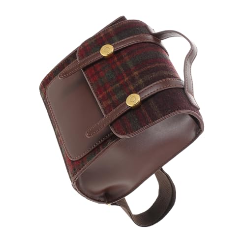 Healvian Junge Mädchen Rucksack Für Mädchen Jahre Vintage Stil Pu Material Kindergarten Rucksack Mit Geräumigem Hauptfach Für Bücher Und Spielsachen Leicht Und Angenehm Zu Tragen von Healvian
