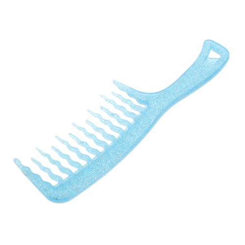Healvian Kamm Anti- -Fingerabdeckung Maskenpinsel Make-up-Pinsel mittleres Zubehör Feste Schalterabdeckung Mode-Tools Frisurwerkzeug Haargerät Frauen kämmen Friseurbürste p.s Blue von Healvian