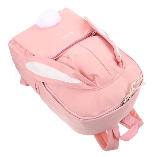 Healvian Kaninchen Babyrucksack Entzückender Packsack Hasendesign Umhängetasche Nylontasche Schultertasche Für Reisen Wandern Alltag von Healvian