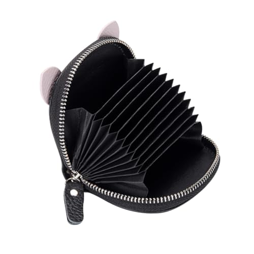 Healvian Kartenhalter Damen Stylisches PU Kartenetui mit Fächern für Kreditkarten Münzen Leichter Kompakter für Täglichen Gebrauch Verschiedene Anlässe von Healvian