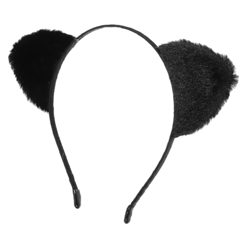 Healvian Katzenohren-stirnband Mit Pelzohren Stirnband Für Gesichtswaschen Und Make-up Plüschiges Tier-spa-stirnband Für Frauen Kopf-spa-ausrüstung Haarband Zum Waschen von Healvian