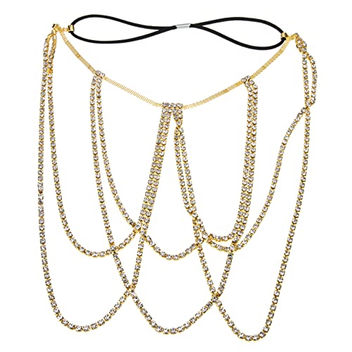 Healvian Kette für Damen Körperkette Verstellbar für Strand Party Cosplay Stilvolles Accessoire für Femininen Look von Healvian
