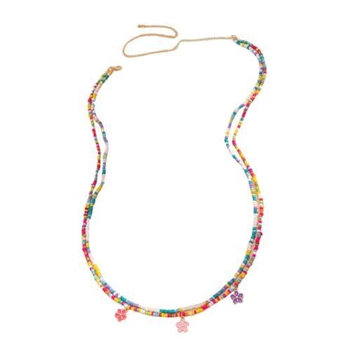 Healvian Ketten Kette für Frauen Mehrlagige Perlenkörperkette für Strandpartys Leicht Verstellbar Modischer Körperschmuck von Healvian