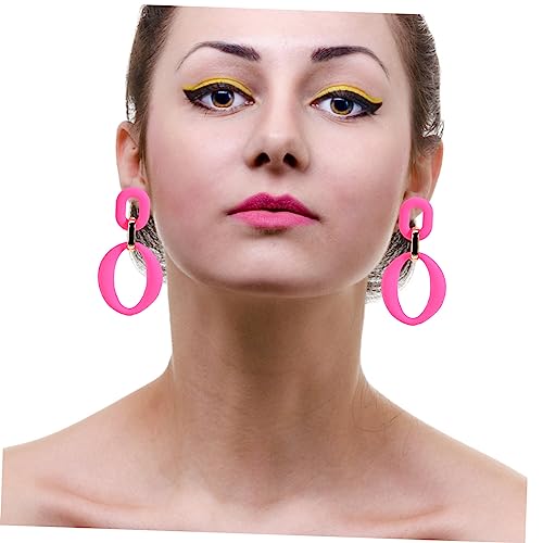 Healvian Ketten Ohrringe für Teenager Mädchen Leichte Hautfreundliche Ohrhänger in Candy Farben Zarte Langlebige Ohrstecker für Alltag und Besondere Anlässe von Healvian