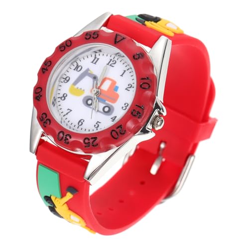 Healvian Kinderquarz Elektronische Uhr Karikatur lehrreich Kinderuhren für Mädchen für betrachten Digitale Kinderuhr Kinderarmbanduhr Quarzelektronik rot Healvian Kinderquarz Elektronische Uhr Karikatur lehrreich Kinderuhren für Mädchen für betrachten Digitale Kinderuhr Kinderarmbanduhr Quarzelektronik rot von Healvian
