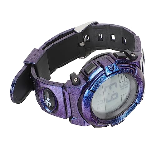 Healvian Kinderuhr Digitale Leuchtuhr für Jungen und Mädchen Armbanduhr PU Abs Sportuhr mit Alarm Stoppfunktion für Kinder von Healvian