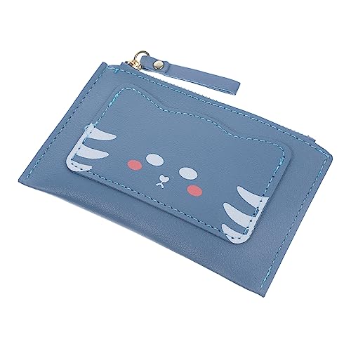 Healvian Kleine Cartoon Geldbörse für Damen Multifunktionale PU Brieftasche mit Reißverschluss Kartenhaltern für Reisen von Healvian