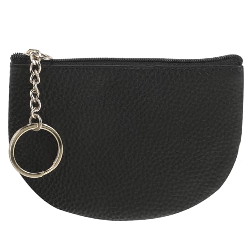 Healvian Kleine Damen Geldbörse mit Schlüsselanhänger Reißverschluss Münzfach Kompaktes Portemonnaie für Kleingeld und Lippenstift Strapazierfähiges Material Praktische Aufbewahrung für von Healvian