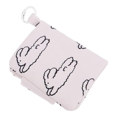 Healvian Kleine Damen Münzbörse mit Mehrfachfächern für Karten Ohrhörer und Kabel Eleganter Leichter Schlüsselanhänger Geldbeutel Praktisches Portemonnaie für Organisiertes Verstauen von Healvian