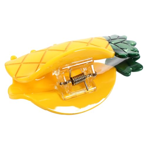 Healvian Kleine Dekorative Haarklammer aus Robustem Azetat Süßer Ananas Design Haarschmuck für Frauen und Mädchen Rutschfest Leicht und Kompakt für Vielseitige Frisuren von Healvian