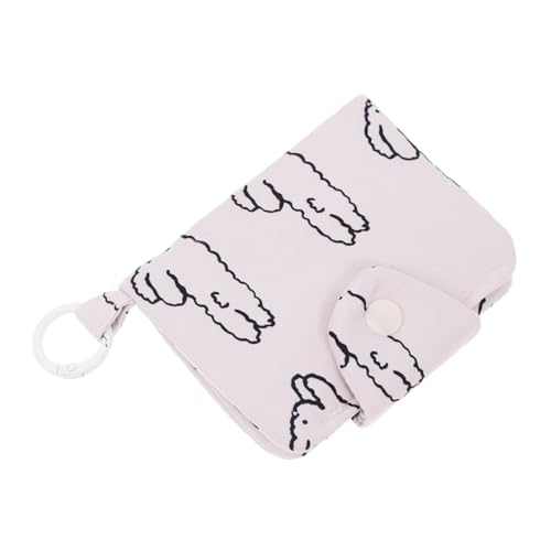 Healvian Kleine Geldbörse Damen mit Schlüsselanhänger Elegantes Weiches Kartenetui mit Münzfach Komfortables Langlebiges Material Bequemer Pflegeleichter Geldbeutel für Frauen von Healvian