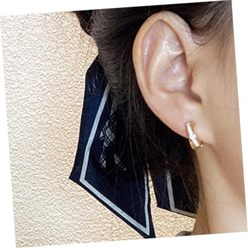 Healvian Kleine Geometrische Creolen Ohrringe für Frauen Modisch Elegant Hautfreundlich Vielseitig Kombinierbar Alltag und Besondere Anlässe von Healvian