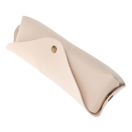 Healvian Kleine Make Up Pinsel Aufbewahrungstasche Beige Kosmetiktasche für Reisen Schule Robuste Organizer Tasche für Beauty Enthusiasten Effizientes Layout für Schnellen Zugriff von Healvian