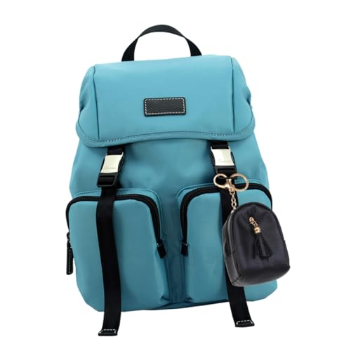 Healvian Kleine Münztasche mit Reißverschluss Kompakter Geldbeutel für Schlüssel Kabel und Kleingeld Leichter Organizer für Alltag Schule Shopping in Schwarz von Healvian