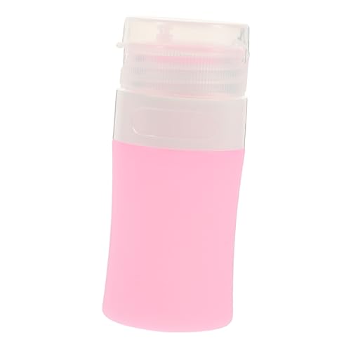 Healvian Kleine Silikon Reiseflaschen Auslaufsicher Tragbar Wiederverwendbar für Shampoo Lotion Handcreme Reise Kosmetikbehälter mit Aufklebern für Flüssigkeiten im Reisegepäck von Healvian