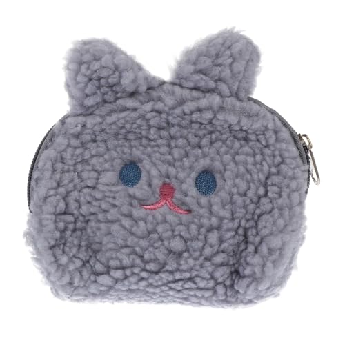 Healvian Kleines Cartoon Hasen Münzbeutel aus Baumwolle mit Süßem Design Weichem Material und Vielseitigem Stauraum für Schlüssel Lippenstift Karten Praktische Kosmetiktasche für Mädchen von Healvian