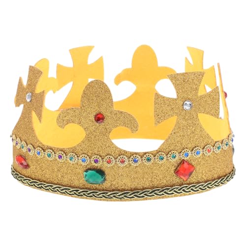 Healvian Königliche Krone Für Erwachsene Verstellbare Für Kostümpartys Halloween Und Geburtstagsfeiern Material Für Hohen Tragekomfort Einzigartiges Design Für Auffälligkeit Healvian Königliche Krone Für Erwachsene Verstellbare Für Kostümpartys Halloween Und Geburtstagsfeiern Material Für Hohen Tragekomfort Einzigartiges Design Für Auffälligkeit von Healvian