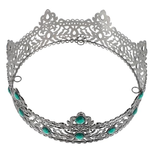 Healvian Königskrone Strass Für Herren Prinzenkrone Für Party Cosplay Geburtstag Abschlussball Theater Mittelalterliches Accessoire von Healvian