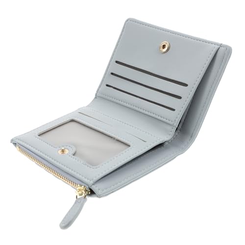 Healvian Kompakte Damen Geldbörse Münzbeutel mit Fächern für Karten Kleingeld Tragbar für Reisen Freizeit von Healvian