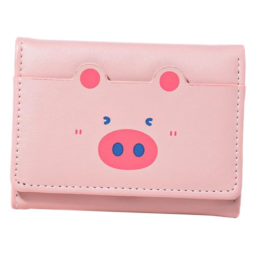 Healvian Kompakte Damen Geldbörse im Cartoon Design Multifunktionale Clutch mit Kartenfächern Münzfach für Freizeit Shopping Reisen von Healvian