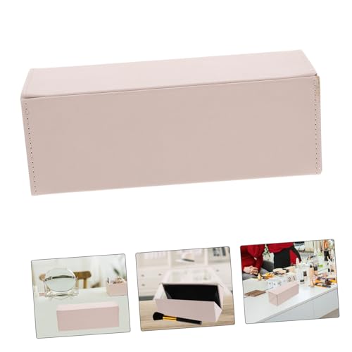 Healvian Kompakte Kosmetiktasche PU Makeup Pinsel Organizer mit Magnetverschluss Große Kapazität Leicht zu Reinigen Tragbar für Reisen und Alltag Multifunktional für Make Up Schlüssel von Healvian