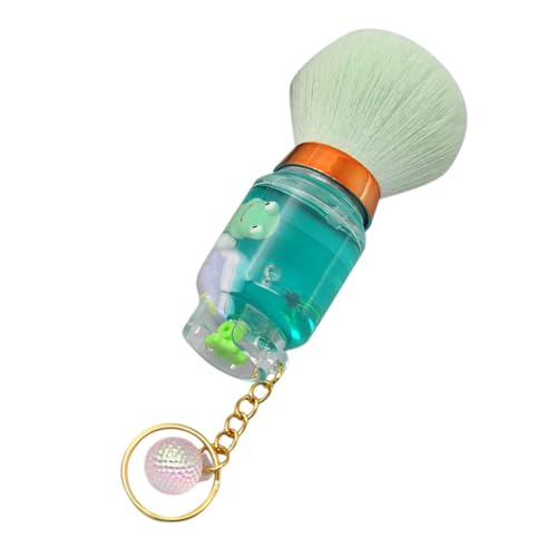 Healvian Kompakter Puder Make Up Pinsel mit Weichen Borsten Vielseitiger Highlighter und Pinsel für Gesicht Leicht und Handlich für Reisen und Outdoor Anwendung bei Damen von Healvian