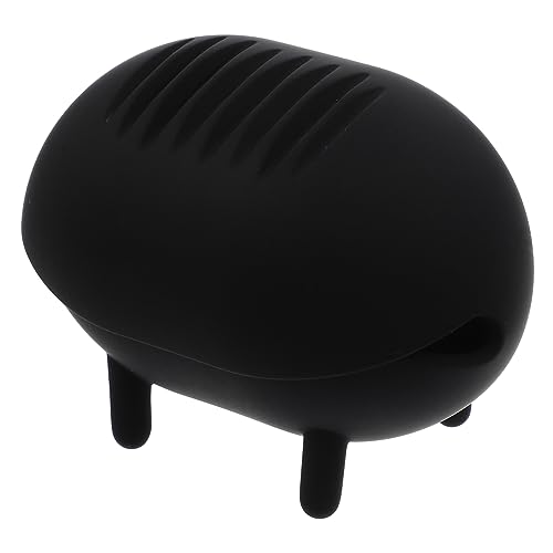 Healvian Kosmetik Schwammhalter aus Silikon Tragbarer Make Up Schwamm Organizer für Reisen und Leicht für Make Up Schwämme Schwarz Upgrade Version von Healvian