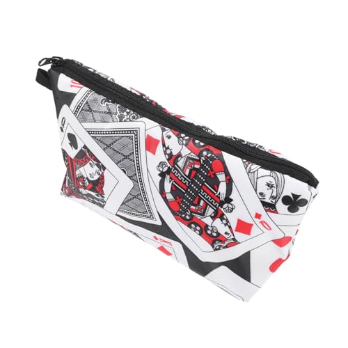 Healvian Kosmetiktasche Reisetasche Reisen Taschen Kulturbeutel Frauen Fächer organisierte Make -up -Tasche Tragbare Make -up -Tasche Stoff -Make -up -Tasche Make -up -Organisator Polyester von Healvian