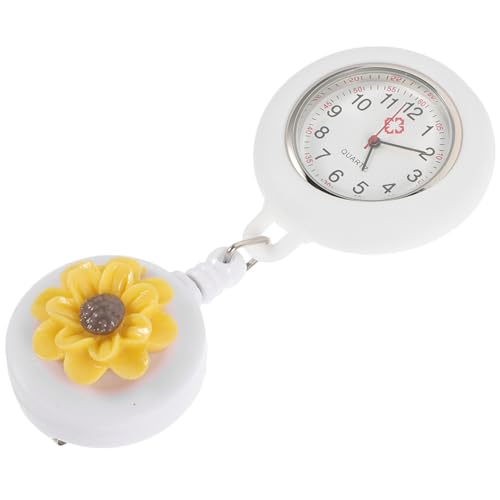Healvian Krankenschwester Taschenuhr Pflege Einziehbar Krankenschwestern Schrubben Krankenschwester Uhren Blume Taschenuhr Schwesternuhr Aus Metall Schwesternuhr Im Taschenformat Kieselgel von Healvian
