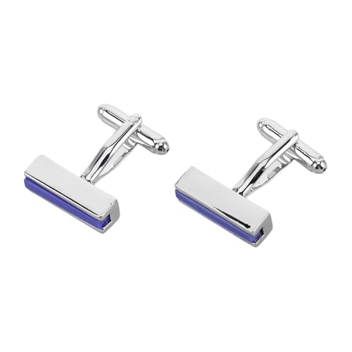 Healvian Kreative Französische Manschettenknöpfe Blau Leichte und Bequeme Tuxedo Shirt Buttons für Formelle Anlässe und Geschäftliche Veranstaltungen von Healvian
