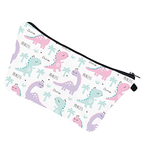 Healvian Kreative Kosmetiktasche mit Dinosaurier Robuste Multifunktionale Make Up und Waschtasche für Damen zur Aufbewahrung von und Toilettenartikeln von Healvian