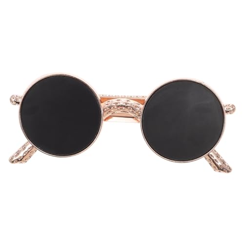 Healvian Kreative Metall Haarspange in Sonnenbrillenform für Damen Robuste Haarklammer mit Sicherem Klickverschluss Modischer Haarschmuck für Vielseitige Frisuren und Dicken Haaren von Healvian