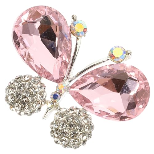Healvian Strass Brosche Applikation Kleidung Ornament Handtasche Nähdekor Schuhdekor Schmetterlingsdekor Heimwerkerbedarf Schmuckteil von Healvian