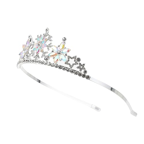 Healvian Schneeflocken-kopfschmuck Zarte Krone Haarschmuck Für Junge Mädchen Festival-tiara Elegantes Stirnband Haarband Geburtstags-kopfbedeckung Haar Decor Party Decor von Healvian