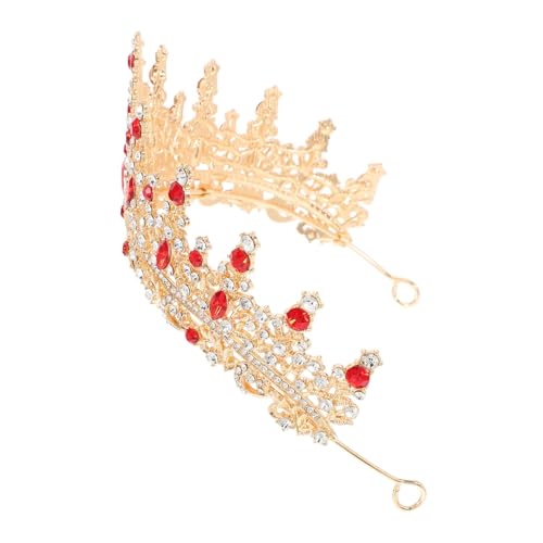 Healvian Barock Tiara Hochzeit Strass Tiara Abschlussball Stirnband Prinzessin Krone Festzug Tiara Geburtstag Tiara Glanz Stirnband von Healvian